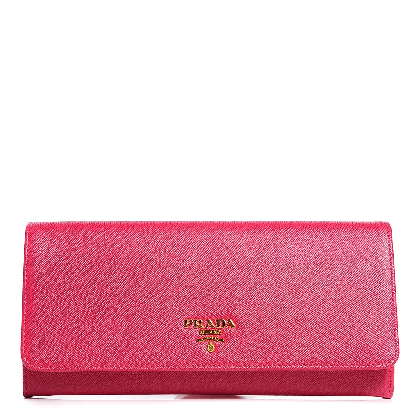 Saffiano Metal Oro Chain Wallet Peonia