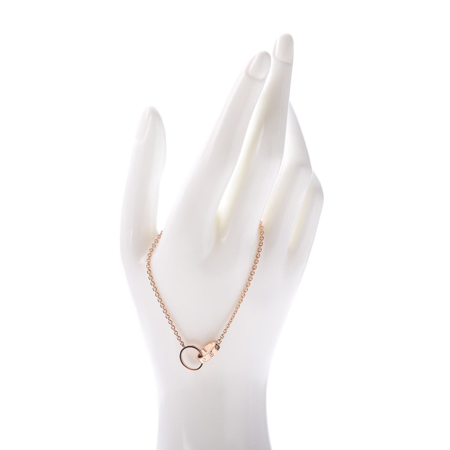 18K Pink Gold Interlocking LOVE Bracelet