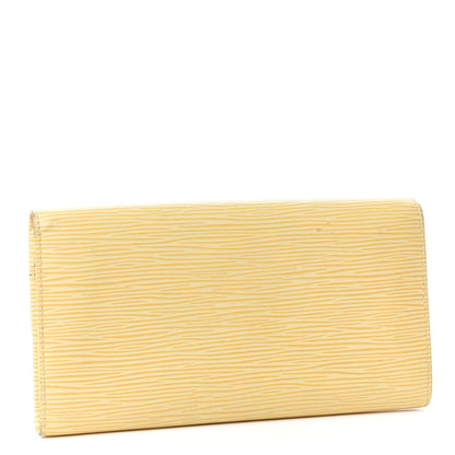 Louis Vuitton Epi Sarah Wallet Vanilla 3 of 8