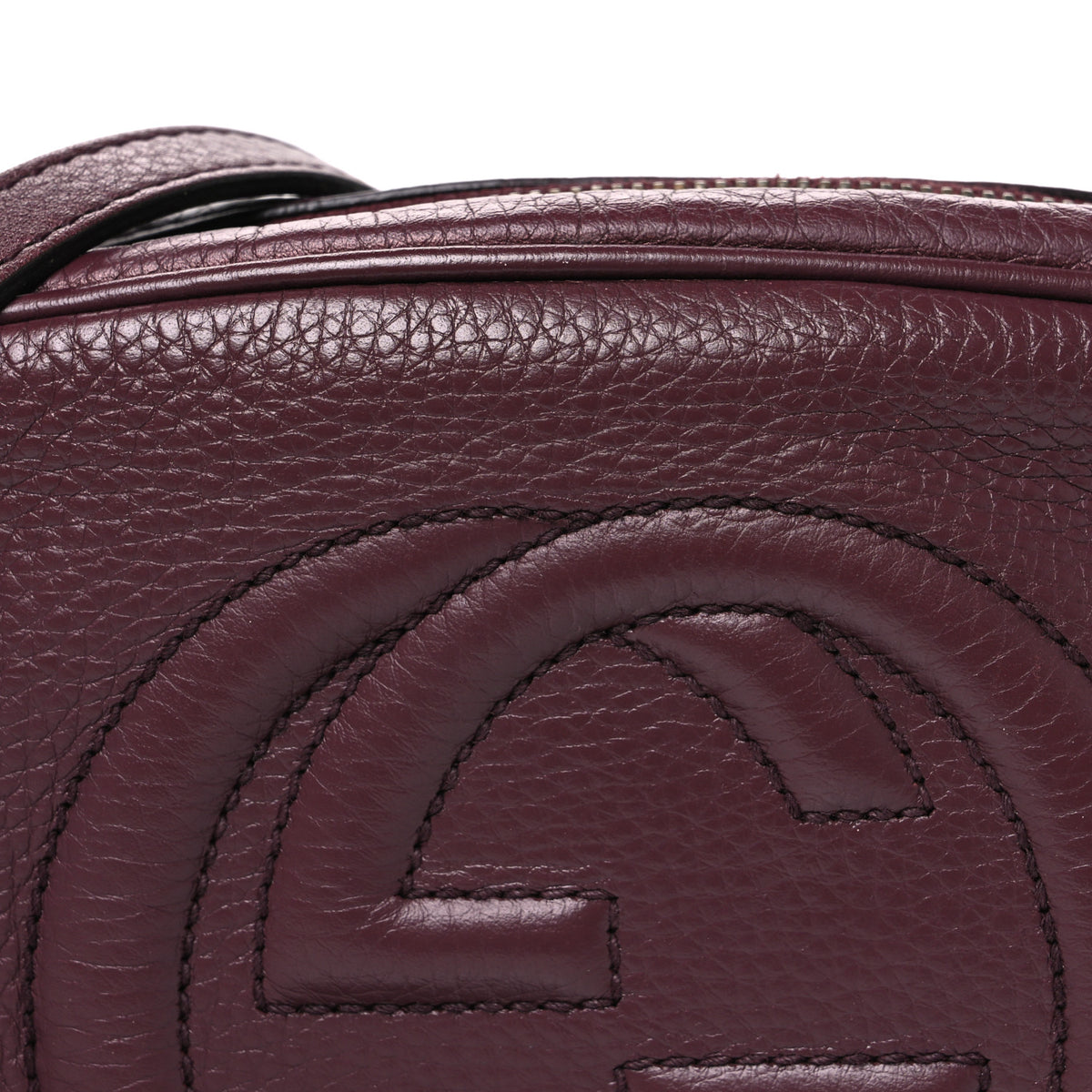 Gucci Pebbled Calfskin Small Soho Disco Bag Peonia Flower 7 of 11