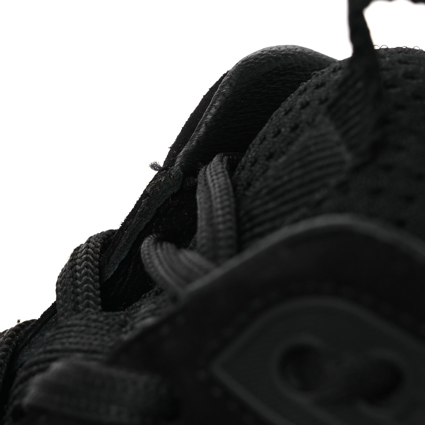 Technical Knit Suede Heros Sneakers 40 Black