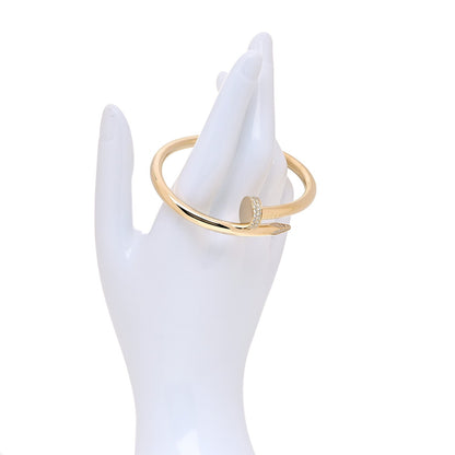 Cartier 18K Yellow Gold Diamond Large Juste Un Clou Bracelet 18 2 of 6