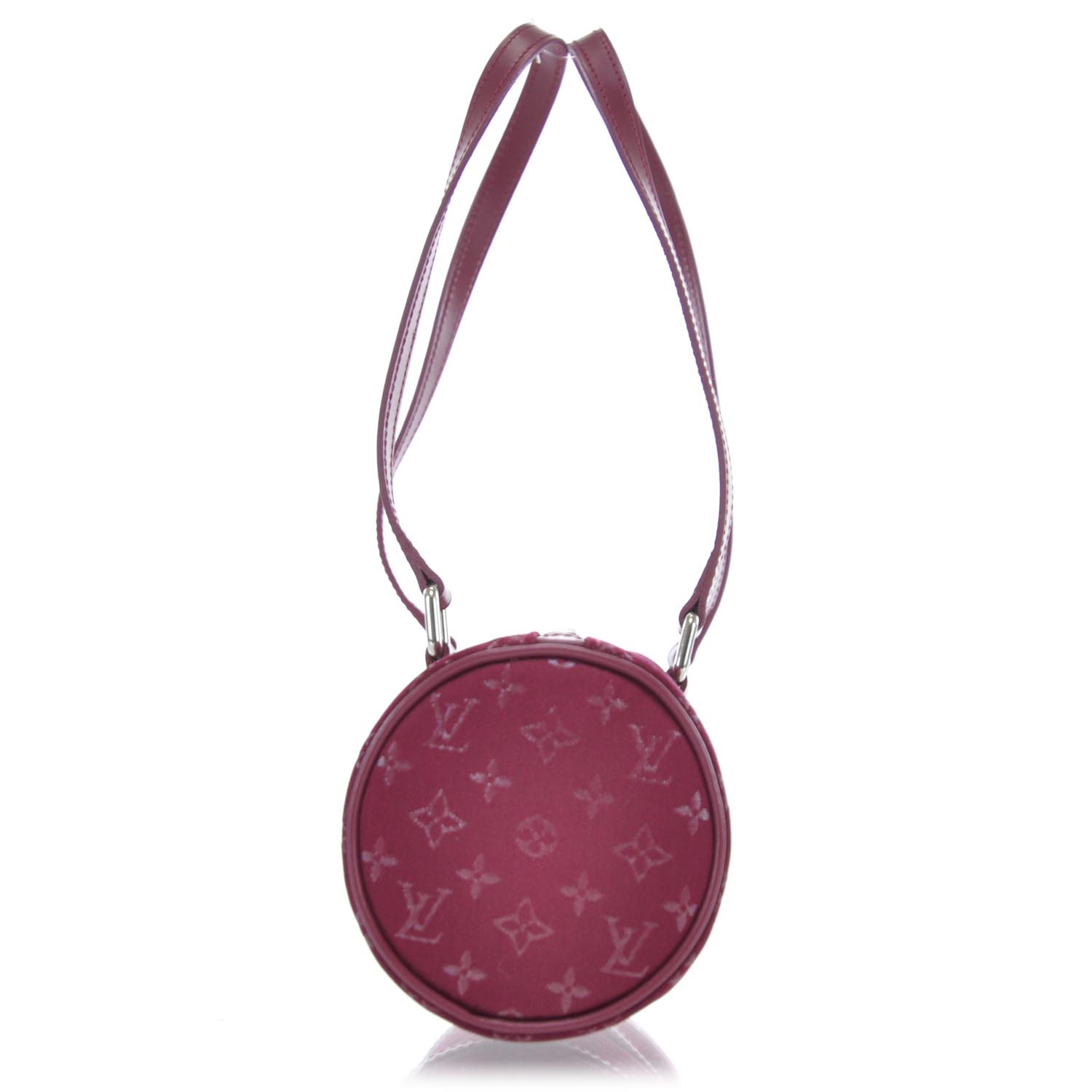 Louis Vuitton Satin Monogram Mini Papillon Red 4 of 9