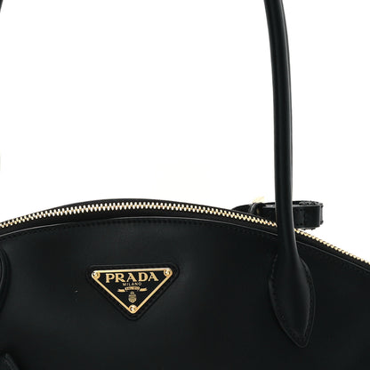 Prada City Calf Small Triangle Shoulder Bag Black 7 of 10