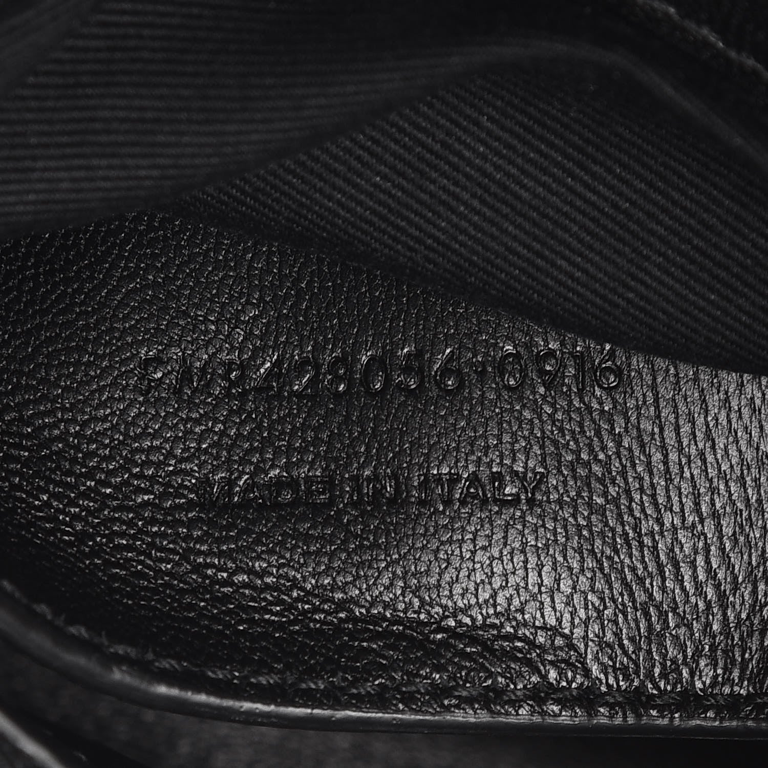 Saint Laurent Sheepskin Matelasse Chevron Monogram Medium College Bag Black 7 of 8