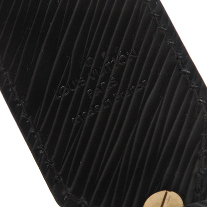 Louis Vuitton Epi Bead Embroidery Print Bandouliere Shoulder Strap Black 6 of 7