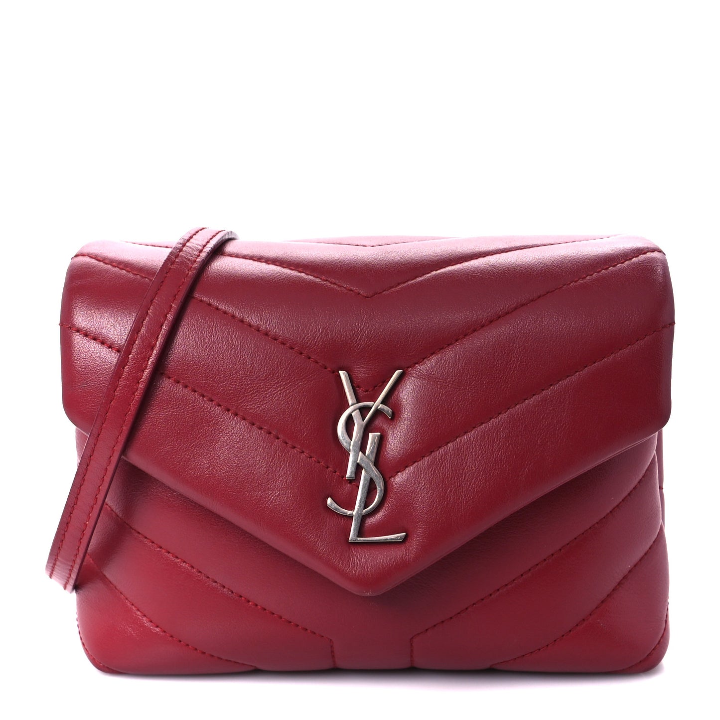 Calfskin Y Quilted Monogram Toy Loulou Crossbody Bag New Lipstick
