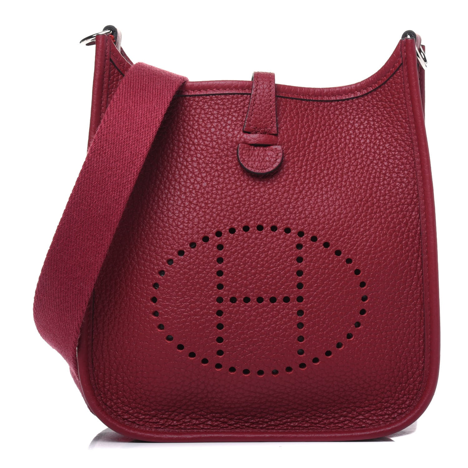 Hermes Taurillon Clemence Evelyne TPM Rubis 1 of 10