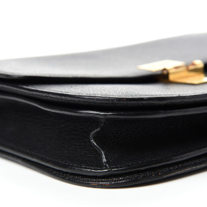 Celine Goatskin Medium Classic Box Flap Bag Black 5 of 12