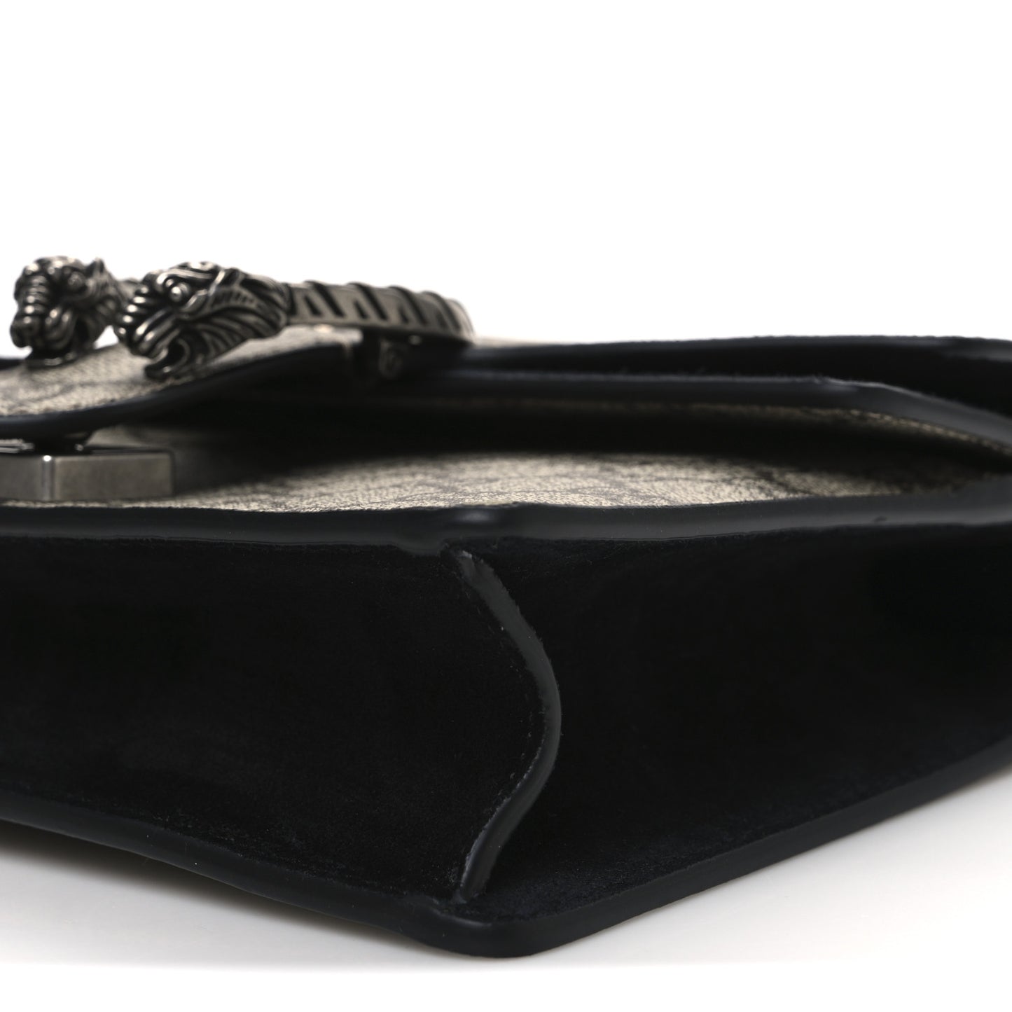 GG Supreme Monogram Super Mini Dionysus Shoulder Bag Black