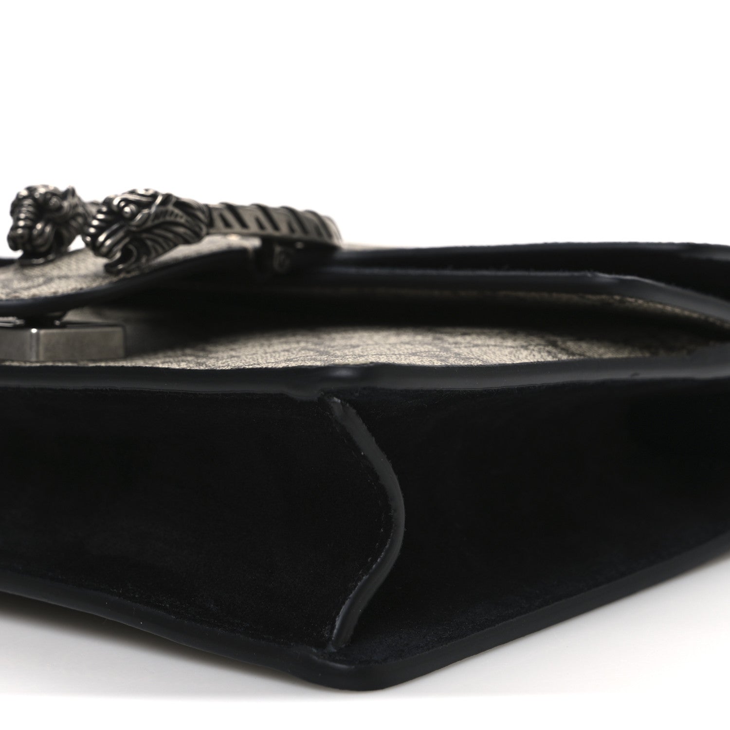 Gucci GG Supreme Monogram Super Mini Dionysus Shoulder Bag Black 10 of 11