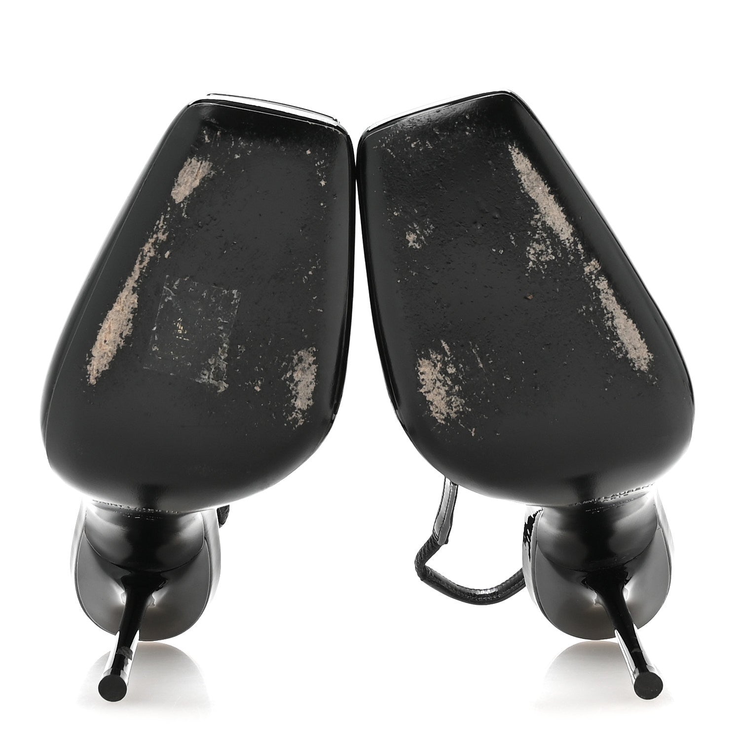 Saint Laurent Patent Maxine 115mm Slingback Pumps 37.5 Black 6 of 8