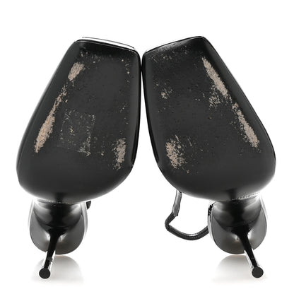 Saint Laurent Patent Maxine 115mm Slingback Pumps 37.5 Black 6 of 8