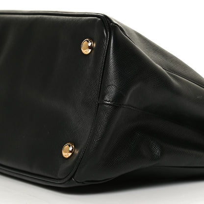 Prada Saffiano Medium Galleria Double Zip Tote Black 10 of 14
