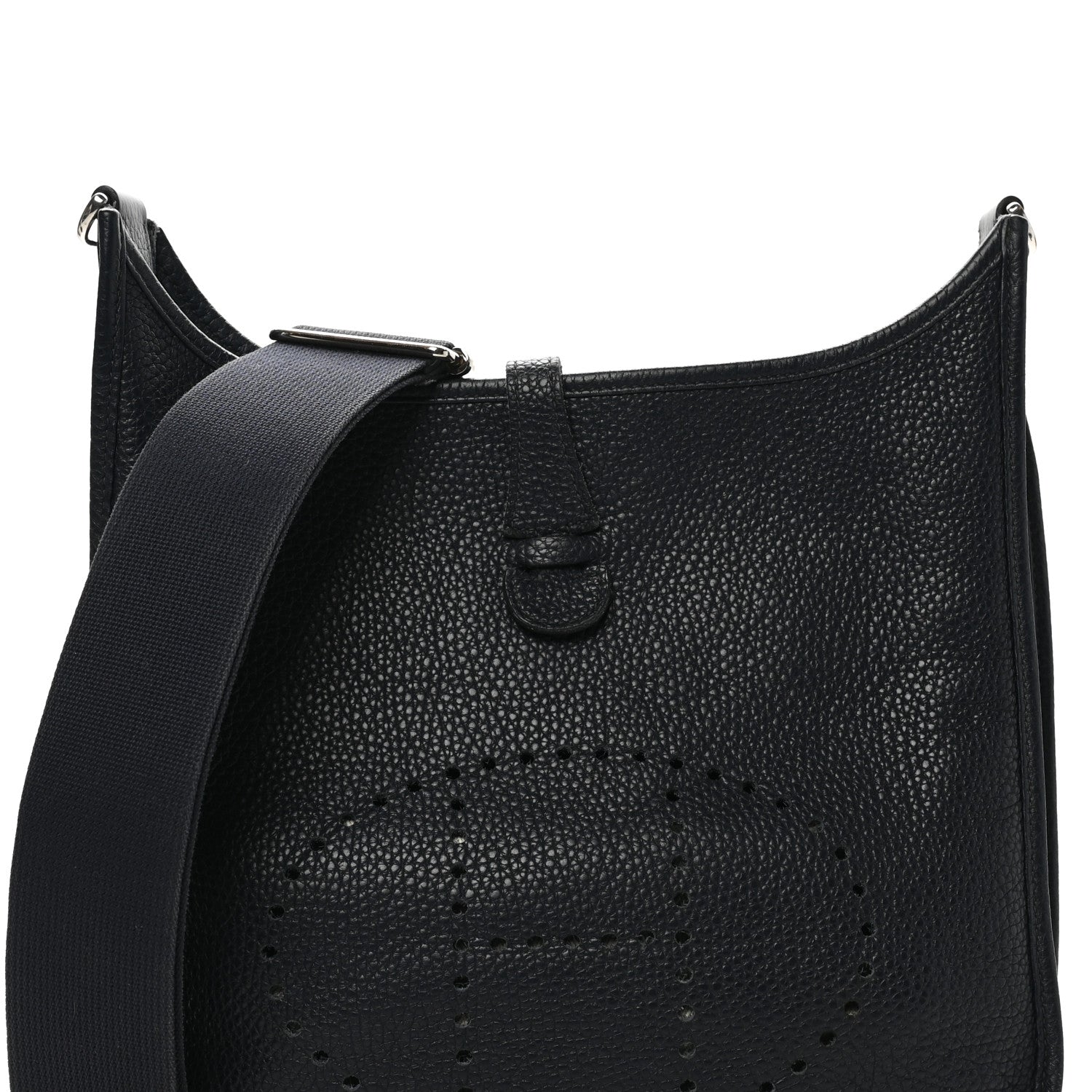 Hermes Taurillon Clemence Evelyne III PM Bleu Nuit 14 of 19