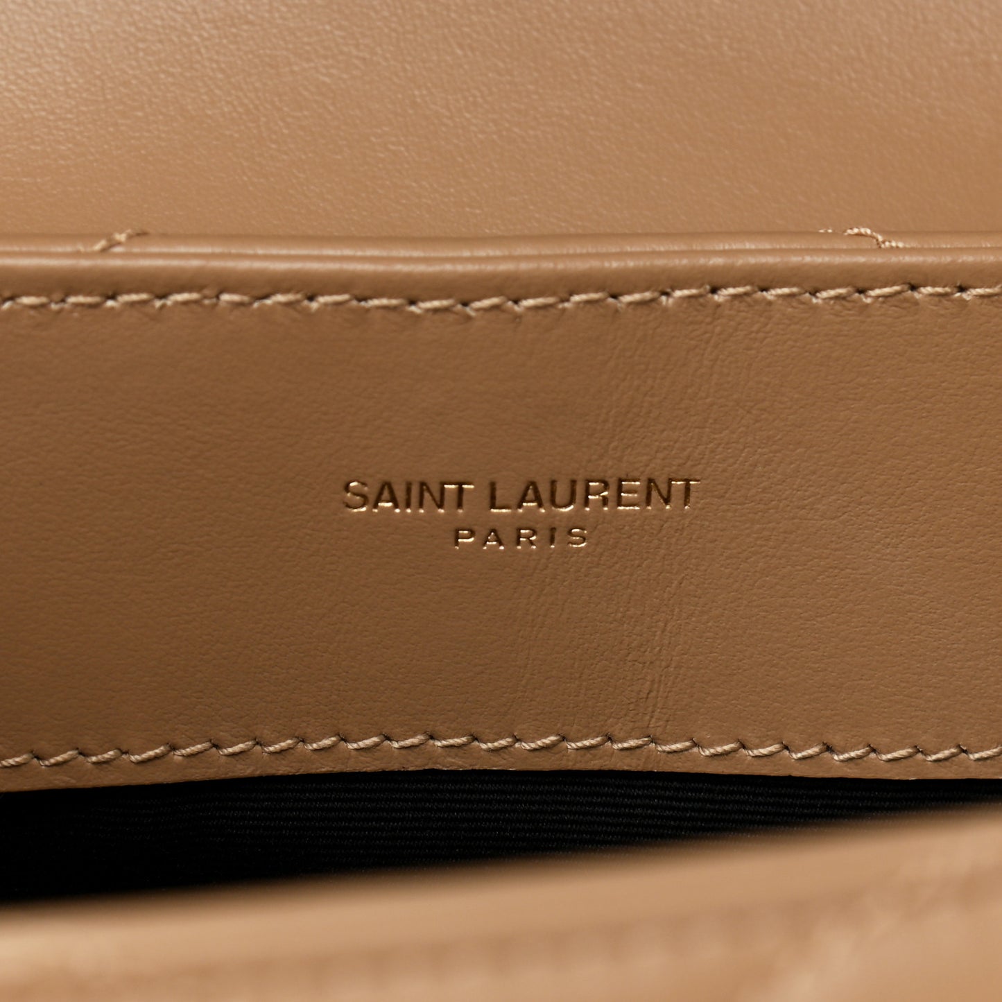 Calfskin Y Quilted Monogram Medium Loulou Chain Satchel Dark Latte