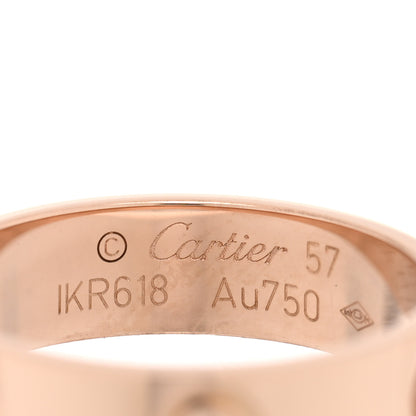 Cartier 18K Pink Gold 5.5mm LOVE Ring 57 8 4 of 4