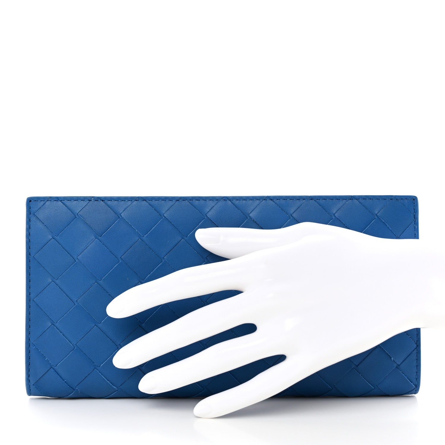 Bottega Veneta Nappa Intrecciato Zip Wallet Electrique 2 of 11