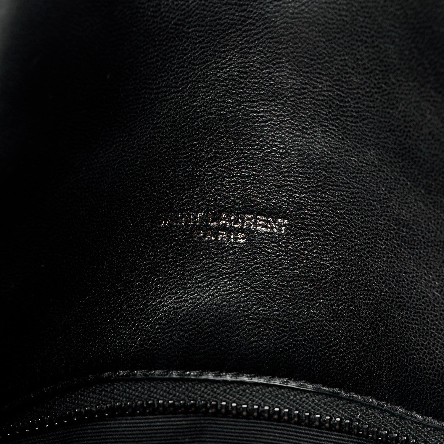 Saint Laurent Lambskin Quilted Monogram Monochrome Small Loulou Puffer Chain Satchel Black 7 of 12