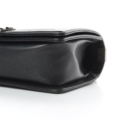 Chanel Caviar Quilted Medium Boy Flap Black 10 of 14