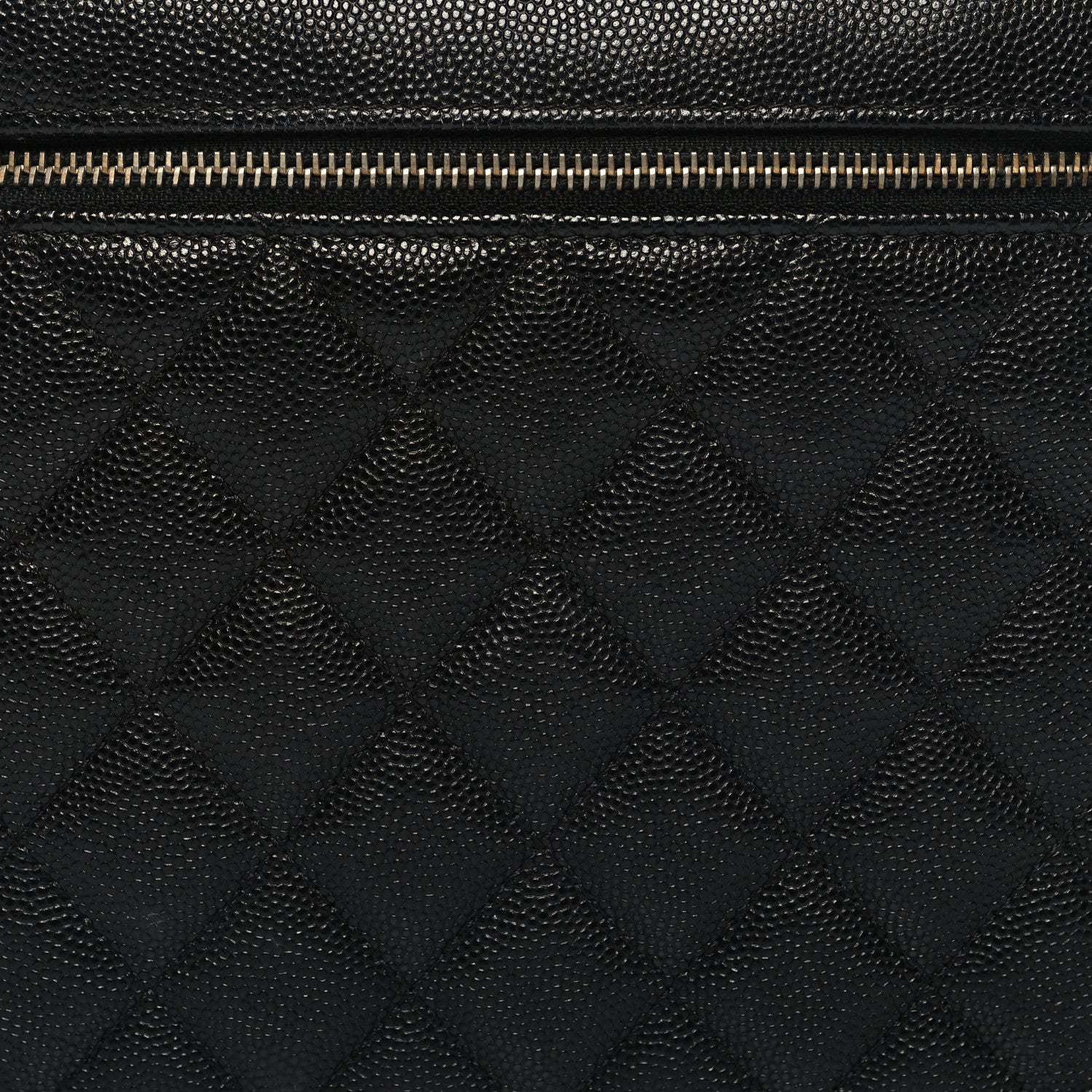 Chanel Caviar Quilted Large Vanity Pouch Navy 8 of 10