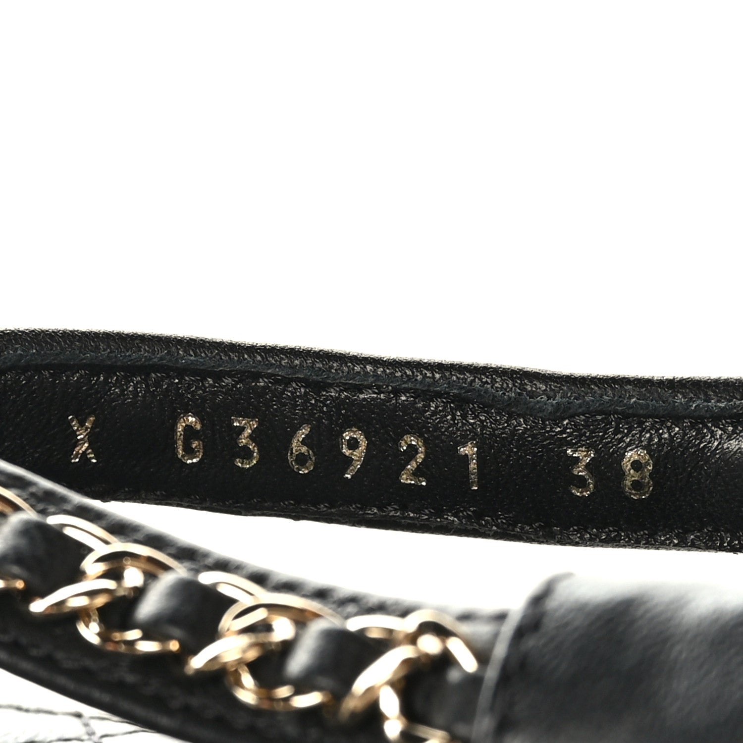 Chanel Lambskin Chain CC Thong Espadrille Sandals 38 Black 7 of 10