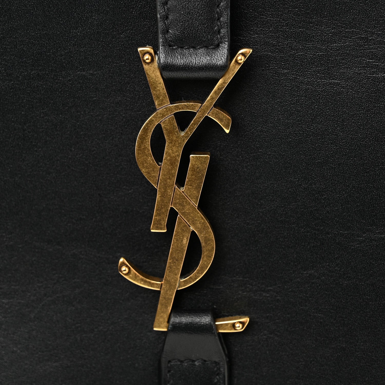Saint Laurent Smooth Calfskin Le 5 A 7 Hobo Black 11 of 12
