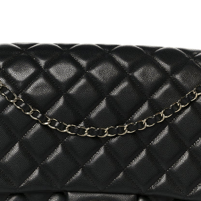 Chanel Caviar Quilted XXL Travel Flap Bag Black 9 of 11