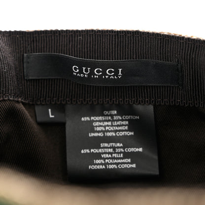 Gucci Monogram Web Baseball Hat L Beige Cocoa 9 of 9