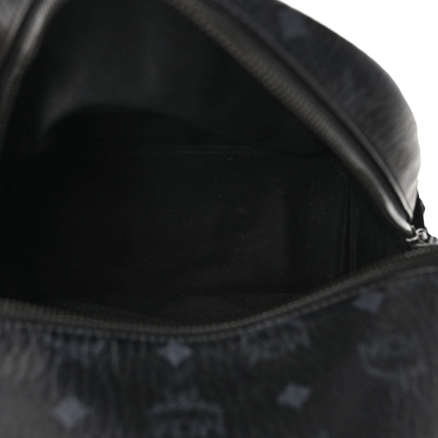 MCM Visetos Small Side Stud Stark Backpack Black 5 of 9