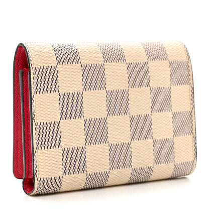 Louis Vuitton Damier Azur 2017 Christmas Animation Victorine Wallet 3 of 7