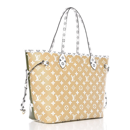 Louis Vuitton Monogram Giant Neverfull MM Kaki 4 of 10