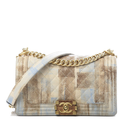 Chanel Painted Caviar Quilted Medium Boy In Cuba Flap Multicolor 1 of 11