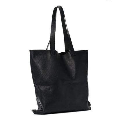 Gucci Calfskin Mens Logo Vertical Shopping Tote Black 3 of 11