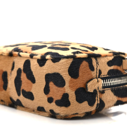Prada Calf Hair Leopard Print Crossbody Camera Bag Miele Moro 9 of 9