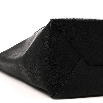 Celine Soft Grained Calfskin Medium Belt Cabas Phantom Black 9 of 10