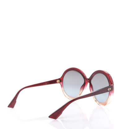 Christian Dior Acetate Bianca Sunglasses Burgundy Pink 3 of 8