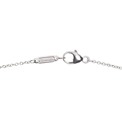 Tiffany Platinum Diamonds Heart Lariat Necklace 6 of 7
