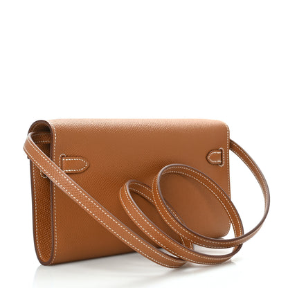 Hermes Epsom Kelly Wallet To Go Gold 3 of 12