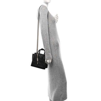 MCM Calfskin Embossed Park Avenue Mini Neo Milla Tote  Black 2 of 9
