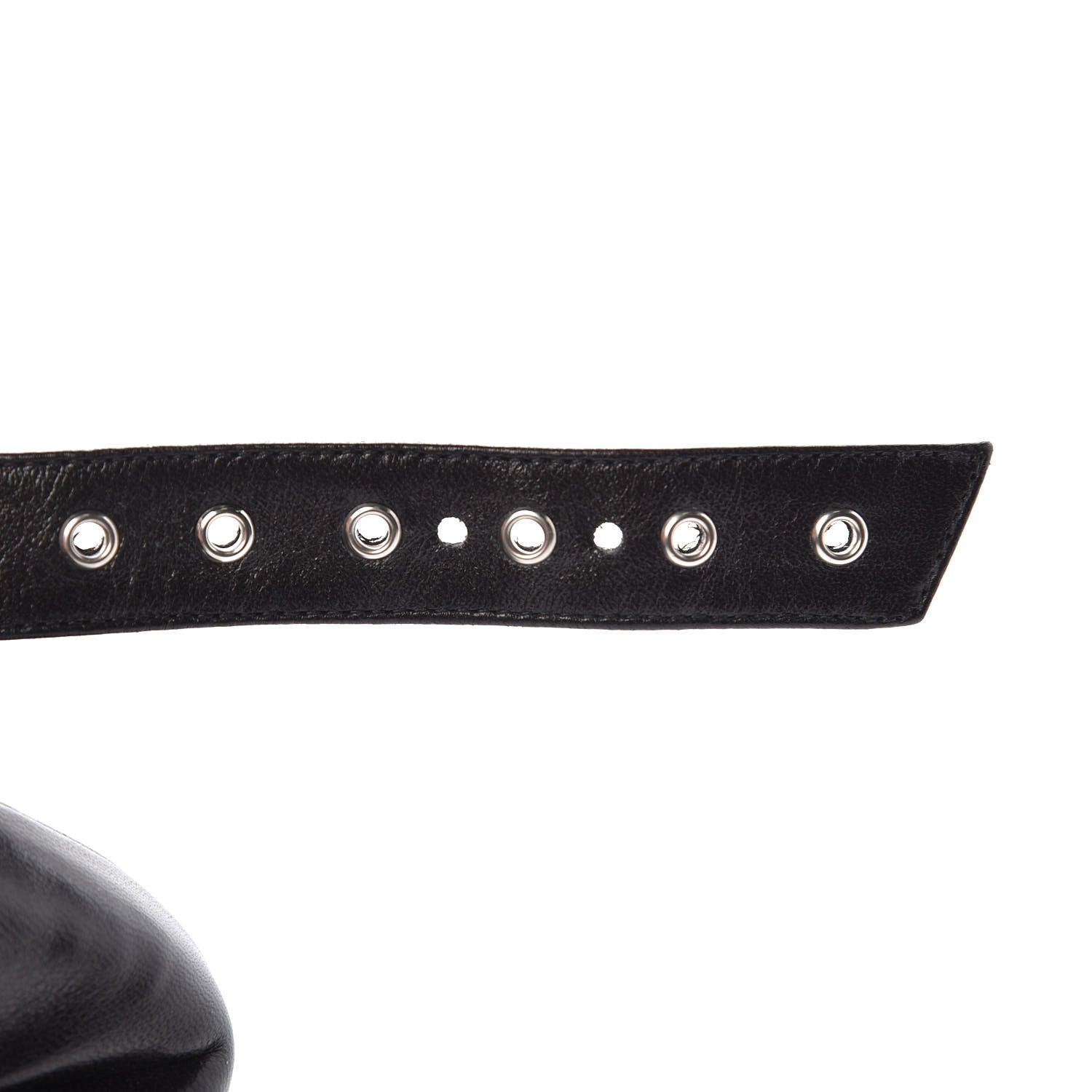 Valentino Garavani Nappa Love Latch Ballerina Flats 36.5 Black 8 of 8