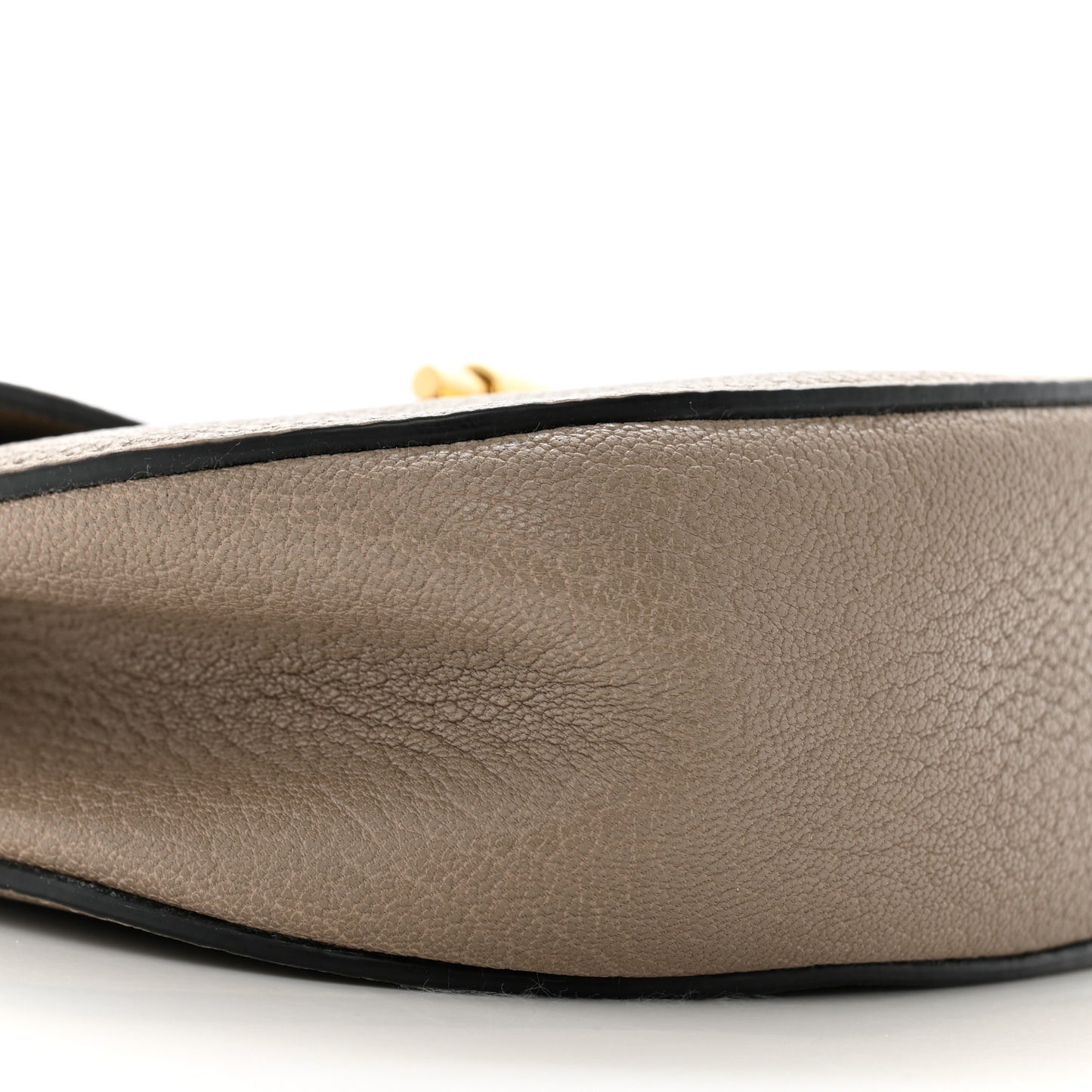 Grained Lambskin Mini Drew Shoulder Bag Motty Grey
