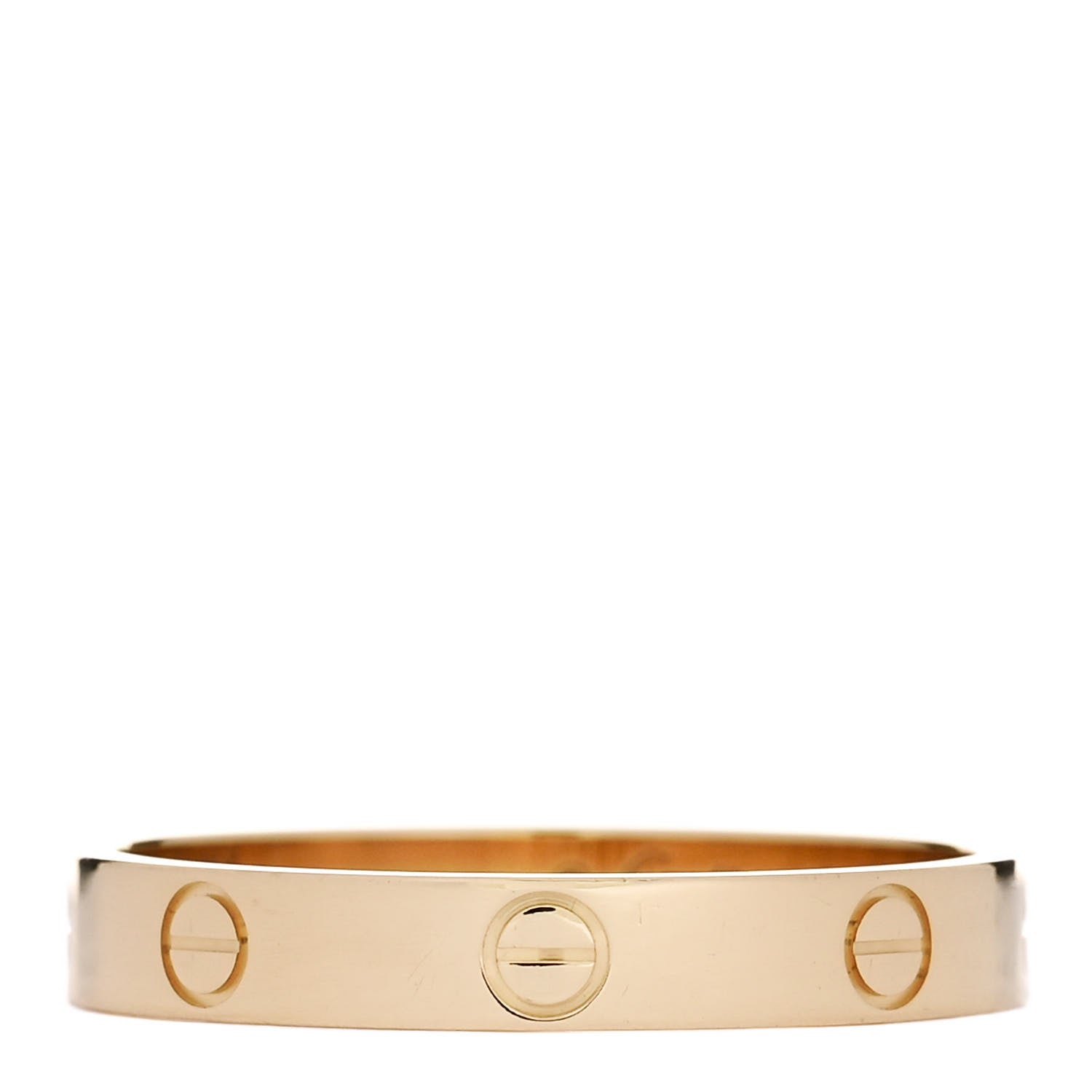 Cartier 18K Yellow Gold 3.5mm LOVE Wedding Band Ring 64 10.75 1 of 5