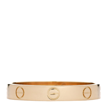 Cartier 18K Yellow Gold 3.5mm LOVE Wedding Band Ring 64 10.75 1 of 5