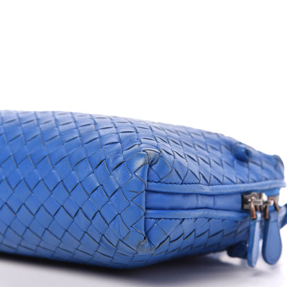 Bottega Veneta Nappa Intrecciato Nodini Crossbody Messenger Signal Blue 7 of 15