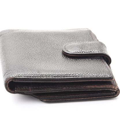 Chanel Caviar Timeless CC Compact French Wallet Brown 14 of 15