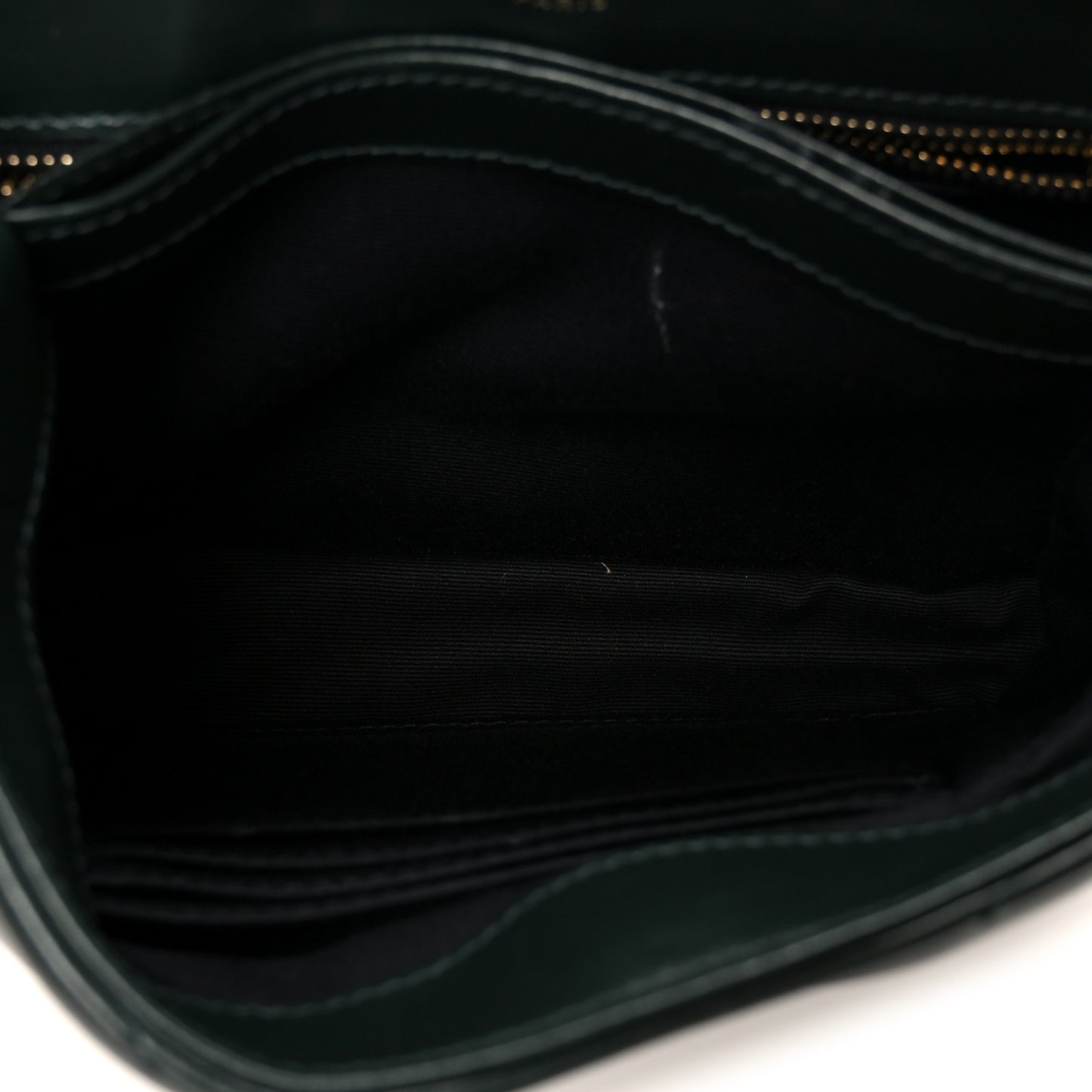 Calfskin Y Quilted Monogram Toy Loulou Crossbody Bag Deep Green