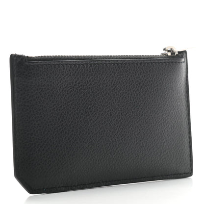 Saint Laurent Calfskin 5 Fragments Zip Pouch Card Holder Black 3 of 7