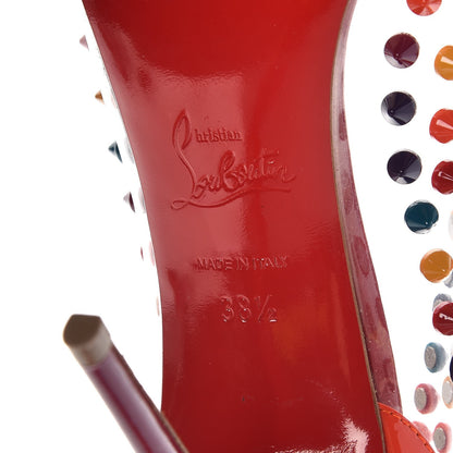 Christian Louboutin Patent PVC Spike Me 100 Pumps 38.5 Multicolor 6 of 9