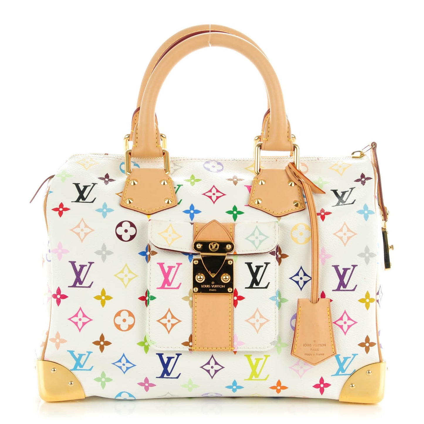 Monogram Multicolor Speedy 30 White